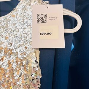 Children’s Silver Sequin Dress